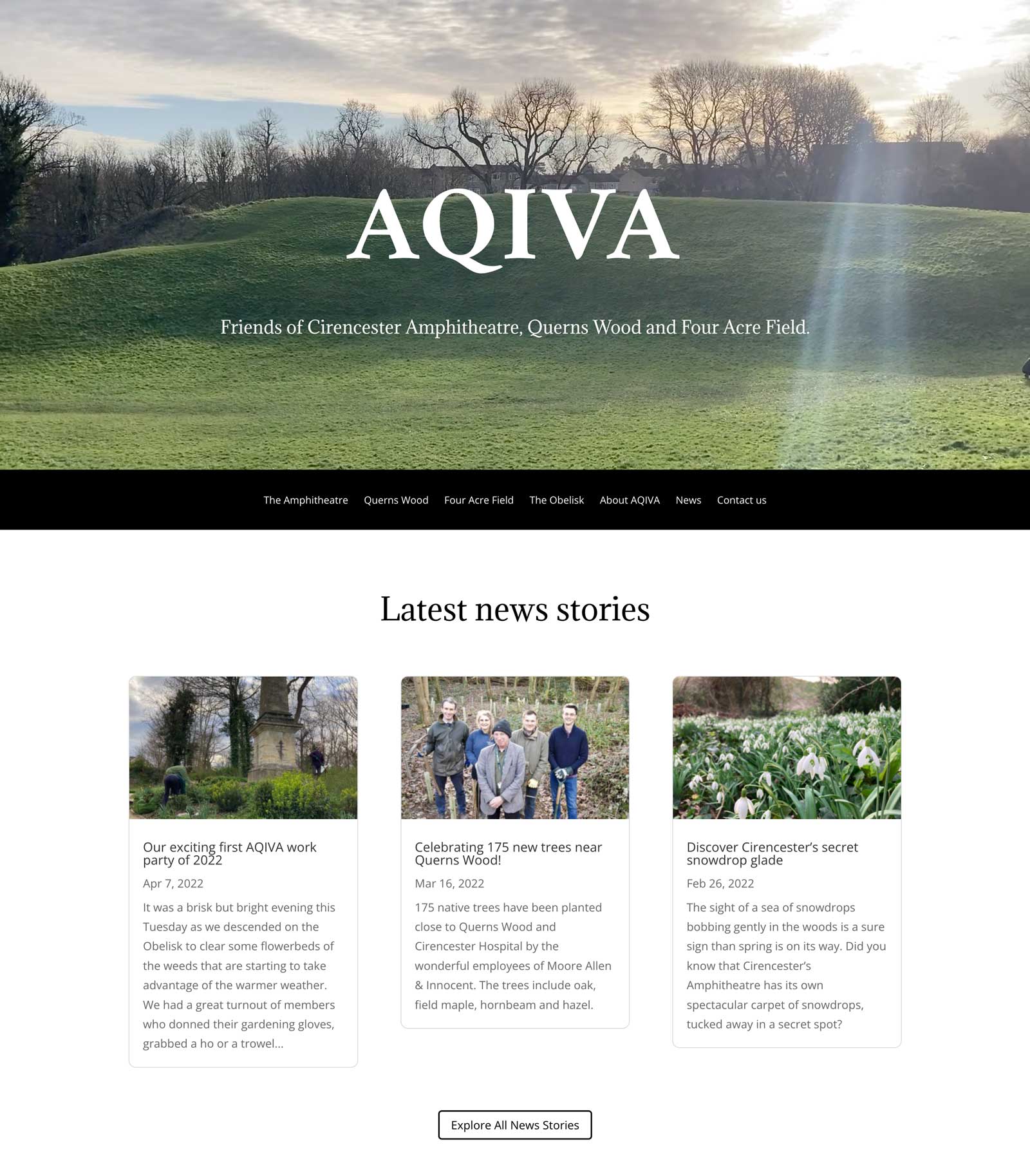 AQIVA homepage top